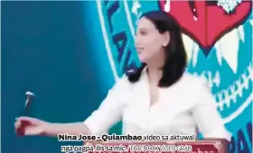  ?? Nina Jose - Quiambao video sa aktuwal nga pagpa-ilis sa mic / FACEBOOK VIDEO GRAB ??