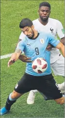  ?? FOTO: AP ?? Umtiti eliminó a Luis Suárez