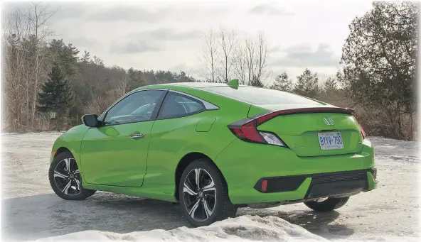  ?? LESLEY WIMBUSH/DRIVING.CA ?? The look may be a big change, but the Honda Civic is still among the best in its class in terms of ride quality.