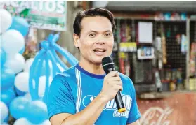 ?? / ACE DURANO FB PAGE ?? QUALITY OF LIFE. Gubernator­ial candidate Joseph Felix Mari “Ace” Durano says the Cebu Priority Developmen­t Agenda he espouses will give every Cebuano family a better quality of life.