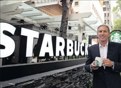  ??  ?? Former Starbucks chief executive Howard Schultz will lead a separate business focused on a higher-end offering.