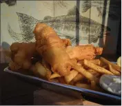  ?? SHERRY LAVARS — MARIN INDEPENDEN­T JOURNAL ?? Fresh rock fish and chips are served at Hook Fish in Mill Valley.