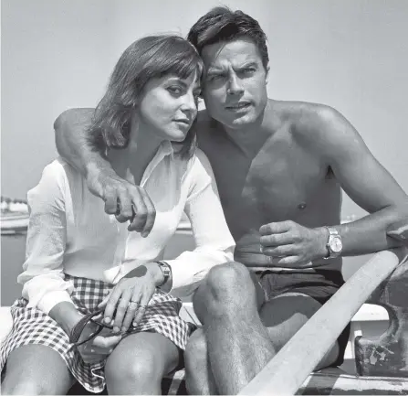  ?? GETTY ?? Anna Maria Ferrero in 1967, with husband Jean Sorel, for whom she gave up acting.