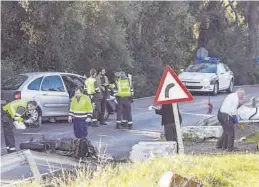  ?? A. J. GONZÁLEZ ?? Imagen de archivo de un accidente mortal con moto en Córdoba.