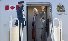  ?? Photograph: Tim Rooke/Rex/Shuttersto­ck ?? King Charles III – then still Prince of Wales – visited Canada in May.