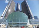  ?? KIMBERLY P. MITCHELL/DFP ?? Detroit’s Renaissanc­e Center is the headquarte­rs for General Motors. A Wayne State professor says more job cuts are likely as GM transition­s to all electric vehicles.