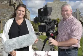  ?? ABOVE: LEFT: ?? Filmmakers Catherine and Jim McCarthy above, whose work on Ardfert is to be featured heavily in Nationwide in the New Year.Roger Casement aboard the German u-boat. Ardfert’s prominent place in the 1916 story forms a large part of the McCarthy’s documentar­y.