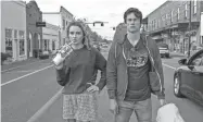  ?? DAN ANDERSON/AMAZON STUDIOS ?? Kathryn Newton, left, and Kyle Allen are teenagers stuck in the same time loop in the romantic comedy “The Map of Tiny Perfect Things.”