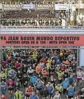  ?? FOTO: MANEL MONTILLA ?? 15 son las carreras que se realizan en el marco de la matinal atlética Bouin