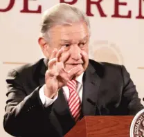  ?? OMAR FLORES ?? AMLO amagó con pausar relaciones