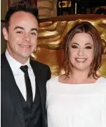  ??  ?? Call for help: McPartlin and wife Lisa