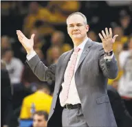  ?? Charlie Neibergall / Associated Press ?? Coach Steve Pikiell and the Rutgers men’s basketball team are ranked for the first time in 41 years.