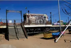  ?? (PA) ?? Skegness pier was closed the day after Boris Johnson put the UK into lockdown to help curb the spread of the coronaviru­s