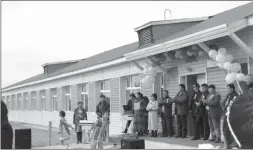  ??  ?? A retrofitte­d school in Zavkanmand­al soum, Zavkhan Province - GIZ Anna Kleinschro­th