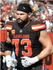  ?? DAVID RICHARD/THE ASSOCIATED PRESS ?? Joe Thomas has been one of the few bright spots for the miserable Browns since being drafted in 2007.