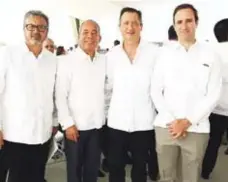  ?? EXTERNA ?? Salvatore Longo, Rubén Jiménez Bichara, Eric Scotto y Raúl Hoyo.