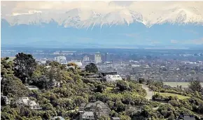  ??  ?? A view over Christchur­ch, New Zealand’s second-most populated urban area.