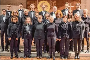  ?? Foto: Vox Augustana ?? Das Vokalensem­ble Vox Augustana kommt zu einem Konzert am 1. April in die Krumbacher Stadtpfarr­kirche St. Michael.