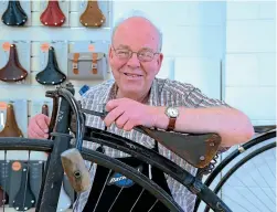  ?? ROY SINCLAIR ?? Keith Guthrie had a collection of rare Victorian bicycles and tricycles.