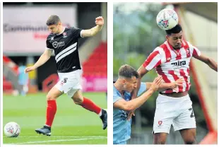  ??  ?? Jake Gray and Jonte Smith played half-an-hour against Burnley Under-23s on Saturday