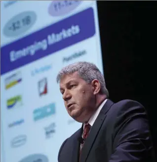  ?? NEW YORK TIMES FILE PHOTO ?? Michael Pearson, former chief executive of Valeant Pharmaceut­icals, was the highest paid Canadian CEO last year, earning $182,902,189. Pearson’s income was nearly seven times as much as the CEO in second place.