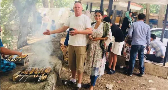  ?? FOTO: PRIVAT ?? Per Sandberg var på privat ferie i Iran i sommer.