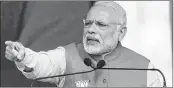  ??  ?? Prime Minister Narendra Modi