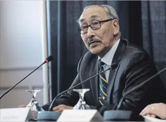  ?? PAT KANE
THE CANADIAN PRESS FILE PHOTO ?? Nunavut Premier Paul Quassa faces the possibilit­y of a non-confidence vote this week, which would remove the premier.
