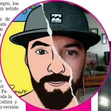  ?? INSTAGRAM ?? Jason Rowe prefiere una caricatura a una foto.