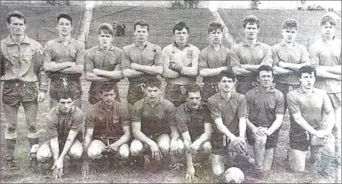  ??  ?? The Wicklow under-21 footballer­s who lost out to Meath in 1991 in the Leinstyer final.