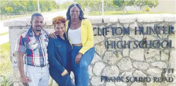  ??  ?? From left: Alwin Mckenzie, Carlene Douglas and Nickesha Lynch.