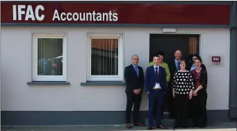  ?? The Kerry ifac team at the firm’s offices at North Circular Road in Tralee. ??
