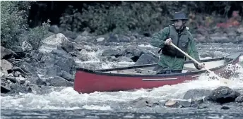  ?? FILE PHOTO ?? Adam Shoalts, shown on one of his exploratio­ns, has received an Ontario Speaker's Book Award.