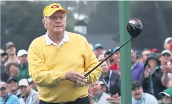  ?? GETTY IMAGES ?? Jack Nicklaus says that organizers of a proposed new golf league offered him $100 million.