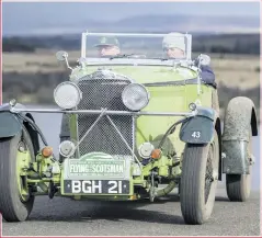  ??  ?? Gareth Burnett and Martyn Taylor won the Flying Scotsman when the three-day trial for Pre-war cars ended in Scotland last Sunday. Sometime historic racer Burnett also won the 2013 event in his 1931 Talbot 105.