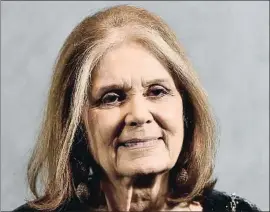  ?? LISA O'CONNOR / AFP ?? La periodista i feminista Gloria Steinem, premi Princesa d’Astúries