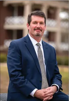  ?? SUBMITTED ?? Bryan Burks was recently named the new chairman of the board for the Searcy Regional Chamber of Commerce. Last year, Burks served as the Leadership Searcy Alumni Committee chair and the Annual Banquet Committee chair for the chamber.