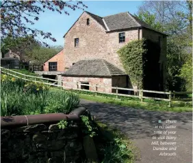  ?? ?? There is no better time of year to visit Barry Mill, between Dundee and Arbroath