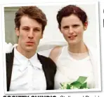  ??  ?? SOCIETY SHINDIG: SHINDIG Stella St ll and dD David id at their 1999 Scottish Borders wedding