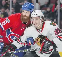  ?? JOHN MAHONEY ?? Defenceman Jordie Benn has scored two goals and compiled an even plus-minus rating since joining the Montreal Canadiens.