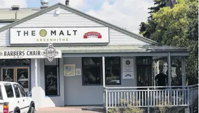  ??  ?? Precaution­s . . . The Malt bar in the North Shore suburb of Greenhithe has been closed for two weeks after a patron tested positive for Covid19.
