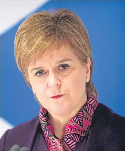  ?? Picture: PA. ?? Nicola Sturgeon has called for a “common sense” compromise.