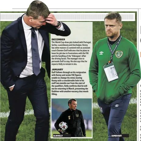  ??  ?? ALAN KELLY
DAMIEN DUFF