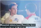  ??  ?? Masalah teknis buat Neuville (kiri) gagal podium di Meksiko