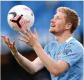  ??  ?? TOUGH CALL: Kevin De Bruyne