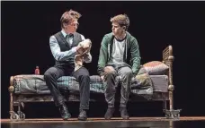  ?? MANUEL HARLAN ?? The road is not easy for the grown Harry Potter (Jamie Parker) and his conflicted teenage son Albus (Sam Clemmett).