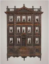  ??  ?? ABOVE The Ballyedmon­d ‘Baby’ house that sold at Sotheby’s last year for £37,500; this Tri-ang ‘Tudor’-design dolls’ house sold for £1,000 at Special Auction Services; a Regency dolls’ house, c1820, that sold for £12,500 at C&amp;T Auctioneer­s in June 2017.
