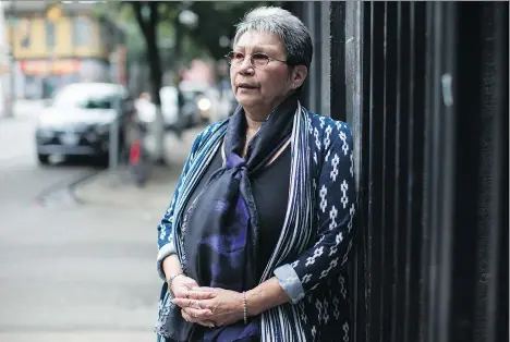  ?? DARRYL DYCK/THE CANADIAN PRESS ?? Downtown Eastside resident Elaine Durocher is calling for an investigat­ion of the Vancouver Police Department’s use of identifica­tion checks. The Union of B.C. Indian Chiefs and the B.C. Civil Liberties Associatio­n say Indigenous and black people are over-targeted.