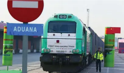  ?? EFE ?? El transporte ferroviari­o de mercancías en España tiene una cuota de mercado residual