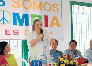  ??  ?? LA EXMINISTRA DE TRABAJO, CLARA LÓPEZ, presentará a finales de julio la nueva plataforma política con la que busca respaldar su candidatur­a a la Presidenci­a de la República, tras su salida del Polo.